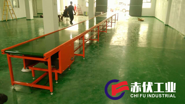 快递站点皮带输送线(图1) 快递站点皮带输送线(图1)